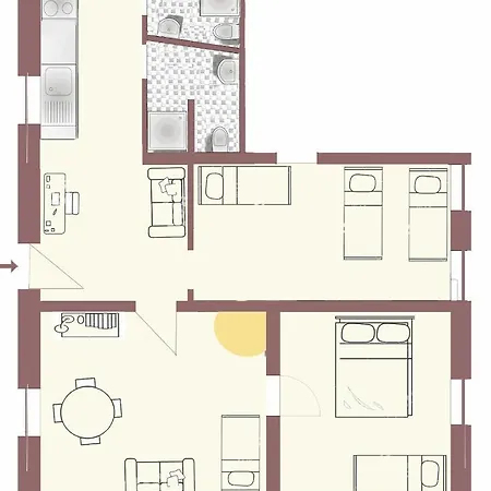 Elfriede - Wlan, 2 Baeder, Kueche, Freisitz, 2 Parkplaetze, Im Ortskern *